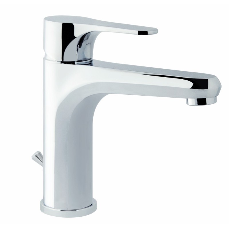 FLY monocomando lavabo con scarico finitura cromo