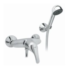 CIAO monocomando doccia esterno frontale con duplex finitura cromo