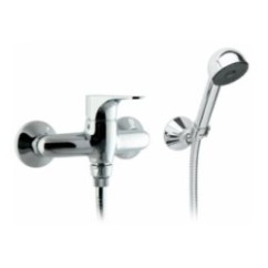 FLY monocomando doccia esterno con duplex finitura cromo