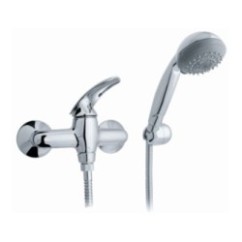 SMART monocomando doccia esterno con duplex finitura cromo