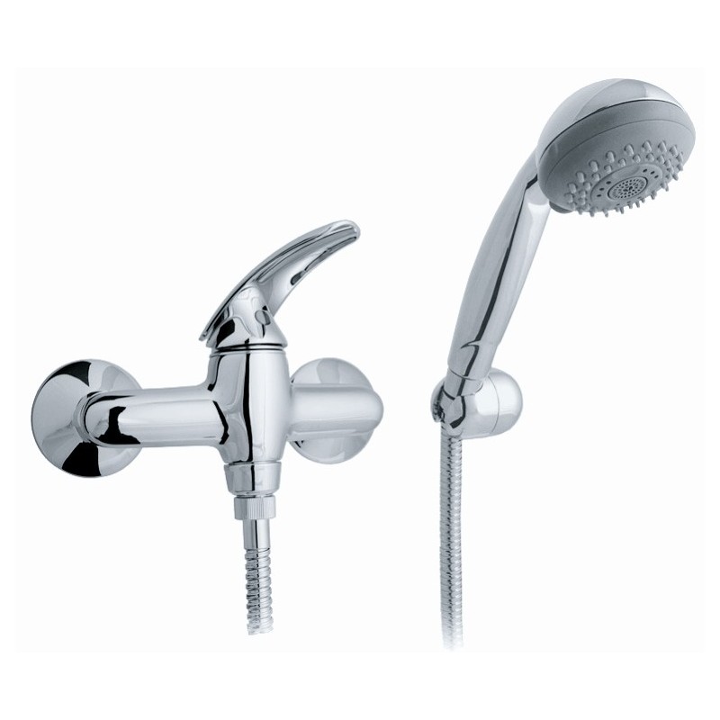 SMART monocomando doccia esterno con duplex finitura cromo