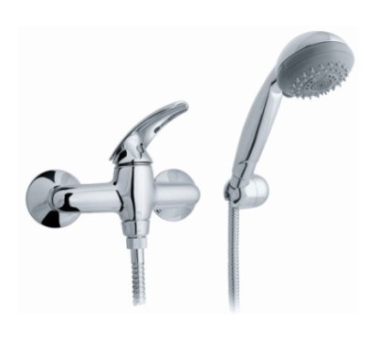 SMART monocomando doccia esterno con duplex finitura cromo