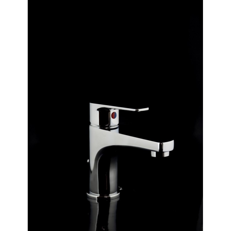 LINE monocomando lavabo con scarico finitura cromo