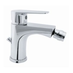 LINE monocomando bidet con scarico finitura cromo