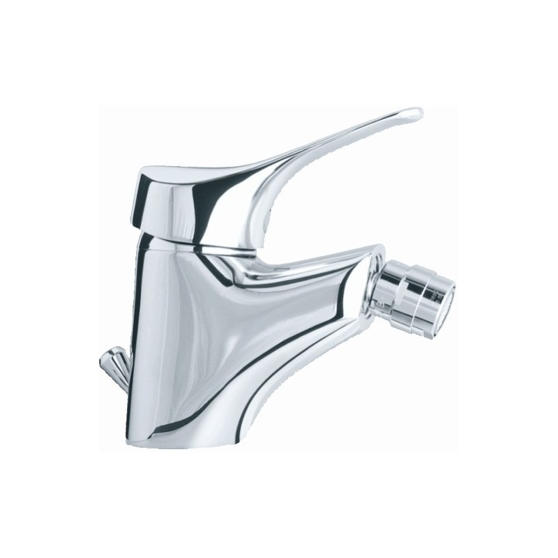 TREND monocomando bidet con scarico finitura cromo