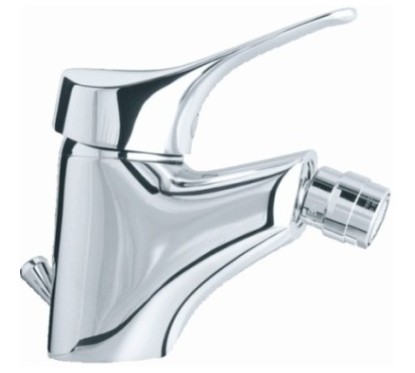 TREND monocomando bidet con scarico finitura cromo