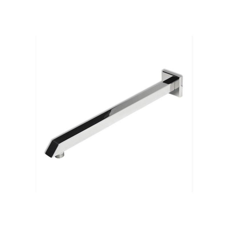 BRACCIO QUADRO 150 Braccio quadro a muro L. 400x25 in acciaio inox finitura satinato