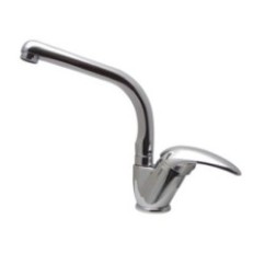 LISCAMM rubinetto monocomando lavello laterale bocca fusa finitura cromo