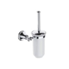 DIANA Portascopino a muro finitura cromo