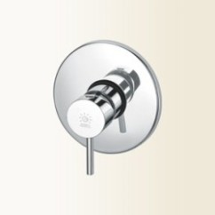 HEOS Miscelatore monocomando per doccia incasso finitura bianco mat