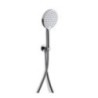Kit presa acqua con supporto fisso finitura cromo