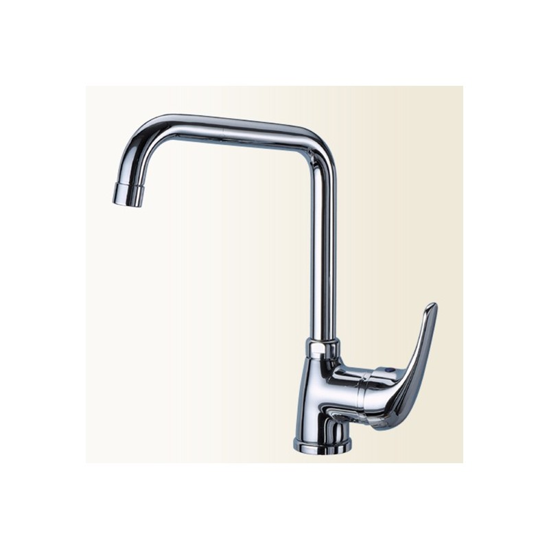 LINEA CUCINA miscelatore lavello con canna alta finitura sale & pepe