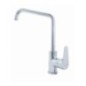 LINE monocomando lavello leva laterale canna "L" finitura cromo