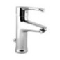 MASTER Monocomando lavabo con scarico automatico finitura cromo con cartuccia a risparmio d'acqua