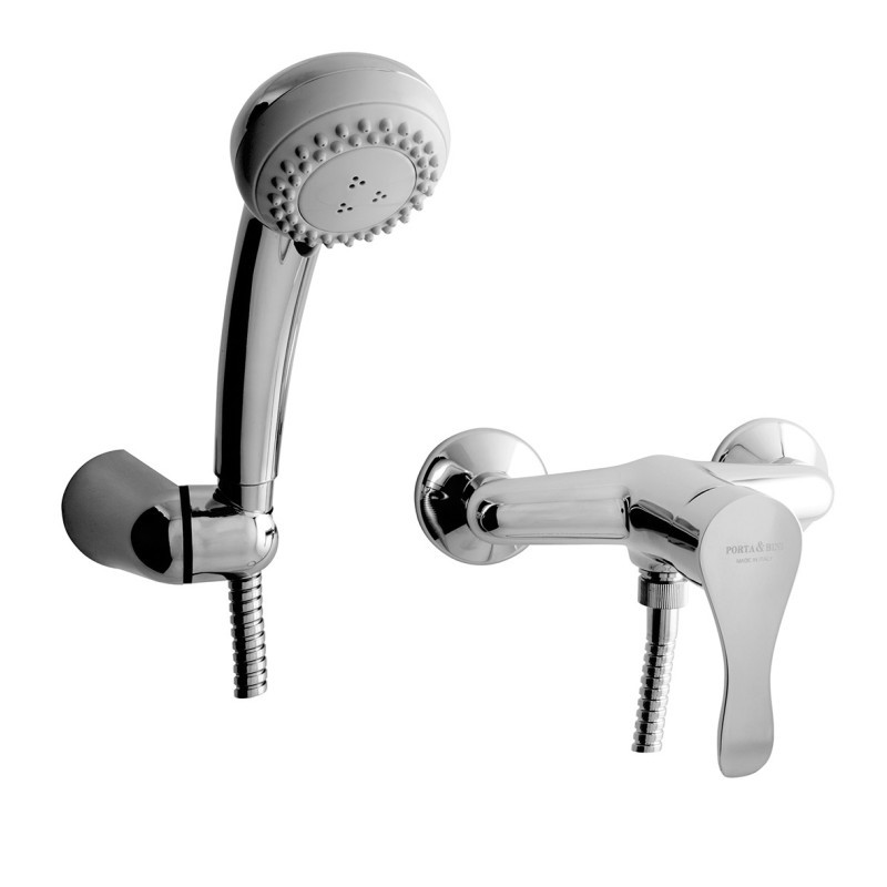 MASTER Monocomando doccia esterno con kit doccia finitura cromo