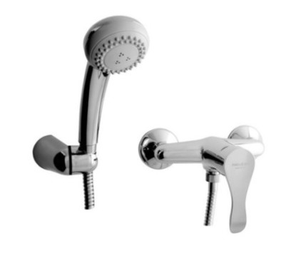 MASTER Monocomando doccia esterno con kit doccia finitura cromo