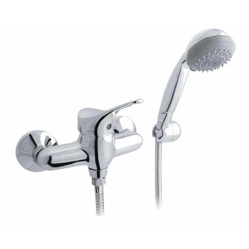 TREND monocomando doccia esterno con duplex finitura cromo