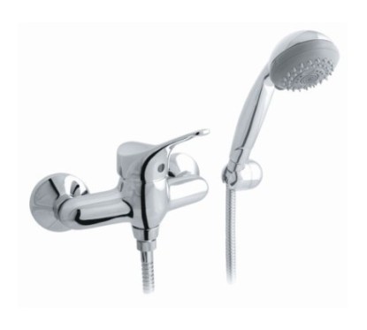 TREND monocomando doccia esterno con duplex finitura cromo