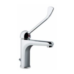 FLY monocomando lavabo leva clinica con scarico finitura cromo