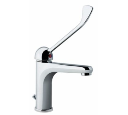 FLY monocomando lavabo leva clinica con scarico finitura cromo