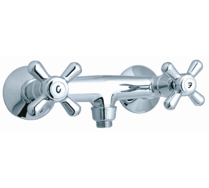 MAYA gruppo doccia esterno senza duplex finitura cromo