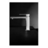 H-UNO Monocomando lavabo con bocca lunga senza scarico finitura cromo