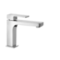 H-UNO Monocomando lavabo con bocca lunga senza scarico finitura cromo