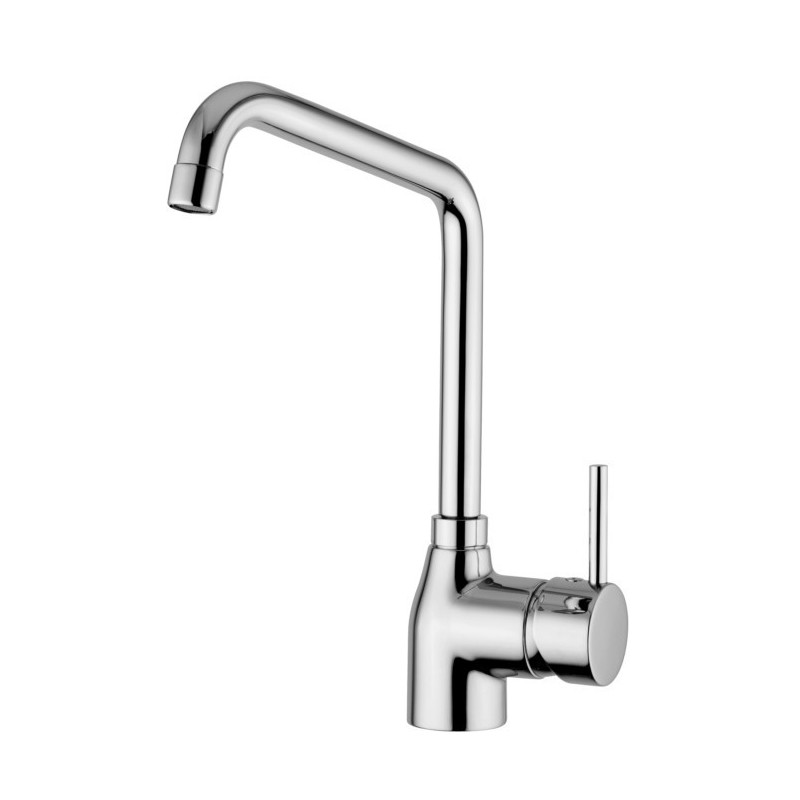 Miscelatore cucina con canna girevole