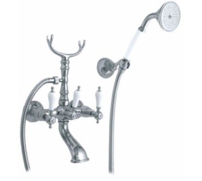 IRIS gruppo vasca con doccia duplex finitura cromo