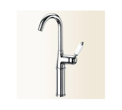 PARENTESI Miscelatore per lavabo con canna alta girevole  finitura vecchio bronzo