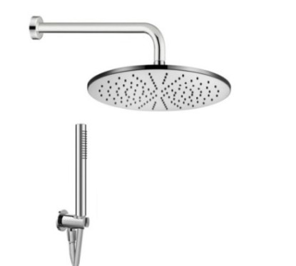 ELEGANCE TONDO kit soffione con presa acqua e doccia