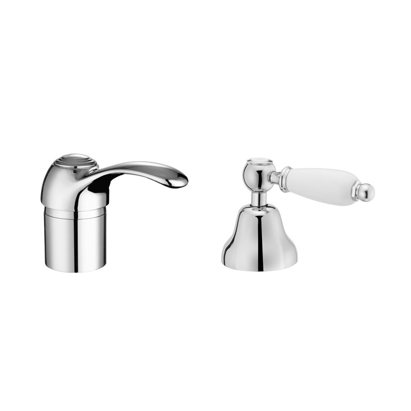 ROYAL Monocomando bordo vasca con deviatore finitura ramato