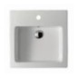 PLUS DESIGN lavabo bacino rettangolare con foro