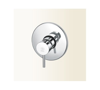 HEOS Miscelatore monocomando per doccia incasso finitura nickel spazzolato