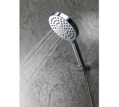 Kit presa acqua con supporto fisso finitura cromo