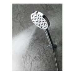 Kit presa acqua con supporto fisso finitura cromo