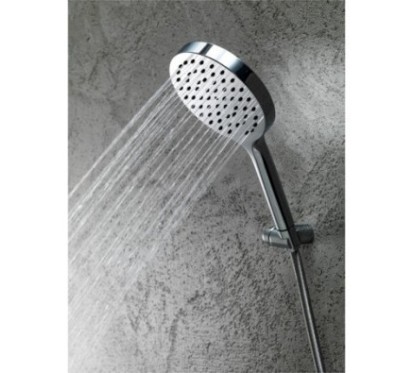 Kit presa acqua con supporto fisso finitura cromo