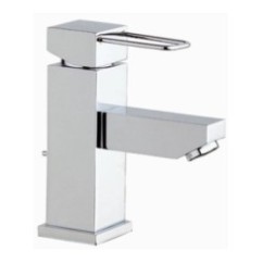 QUADRA rubinetto monocomando lavabo con scarico 1" 1/4 finitura cromo