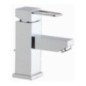 QUADRA rubinetto monocomando lavabo con scarico 1" 1/4 finitura cromo