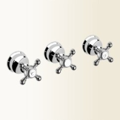 PAPIRO Gruppo vasca/doccia ad incasso con deviatore 2 uscite finitura nickel spazzolato