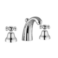 MAREA Batteria lavabo con scarico finitura ramato