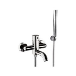 TOKYO Miscelatore vasca esterno con kit doccia e flessibile 150 cm. finitura cromo