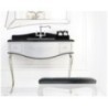 LOTUS Monoforo per lavabo con canna antica finitura cromo