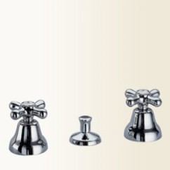 OASI batteria per bidet tre fori finitura cromo