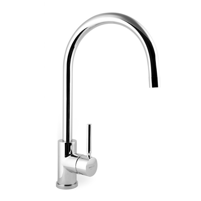 FORMA Monocomando lavello canna ponte girevole finitura dorato