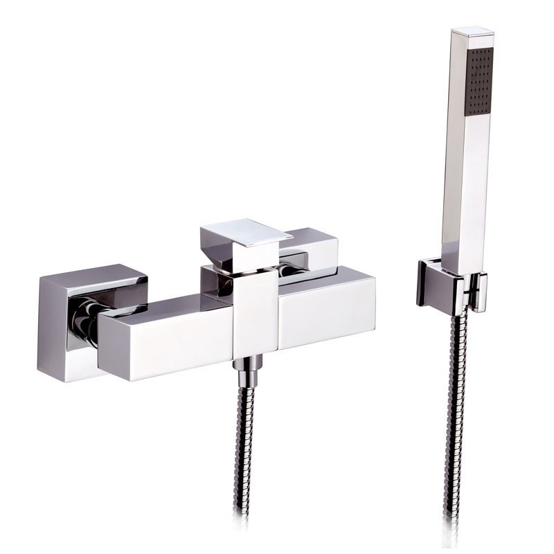 SKYLINE miscelatore doccia esterno con kit doccia finitura cromo
