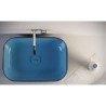 METAMORFOSI Lavabo da appoggio Quadro finitura bianco