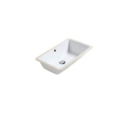 RETTANGOLARE lavabo sottopiano finitura bianco lucido