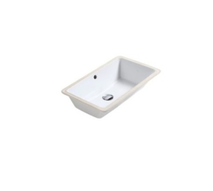 RETTANGOLARE lavabo sottopiano finitura bianco lucido
