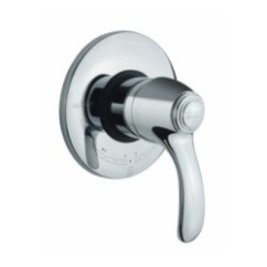 ELITE monocomando doccia incasso doppia uscita finitura cromo